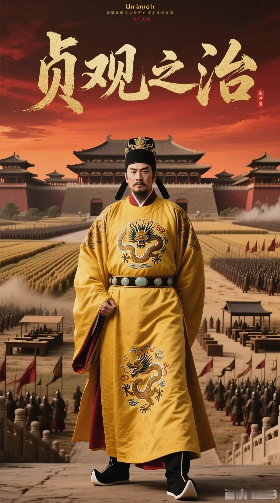 🤴656🤴唐太宗 李世民
✅基础信息
🦜生卒：598年1月28日－649年7月10日，终年51岁
🦜在位：626年—649年，年号贞观，共23年
🦜身份：唐高祖李渊次子，唐朝第二位皇帝，庙号太宗
✳️一、早年经历
李世民少年从军，文武兼备。隋朝末年，劝说并辅佐父亲李渊太原起兵。
大唐建立后，被封为秦