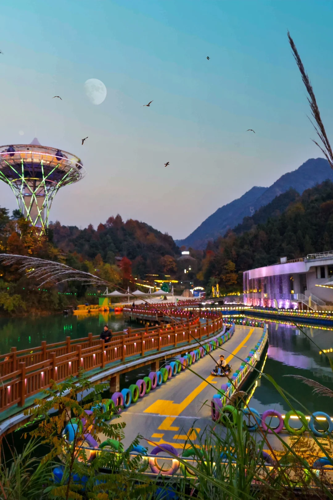 武汉周边游⛄️藏在山里的新晋温泉小镇‼️绝美