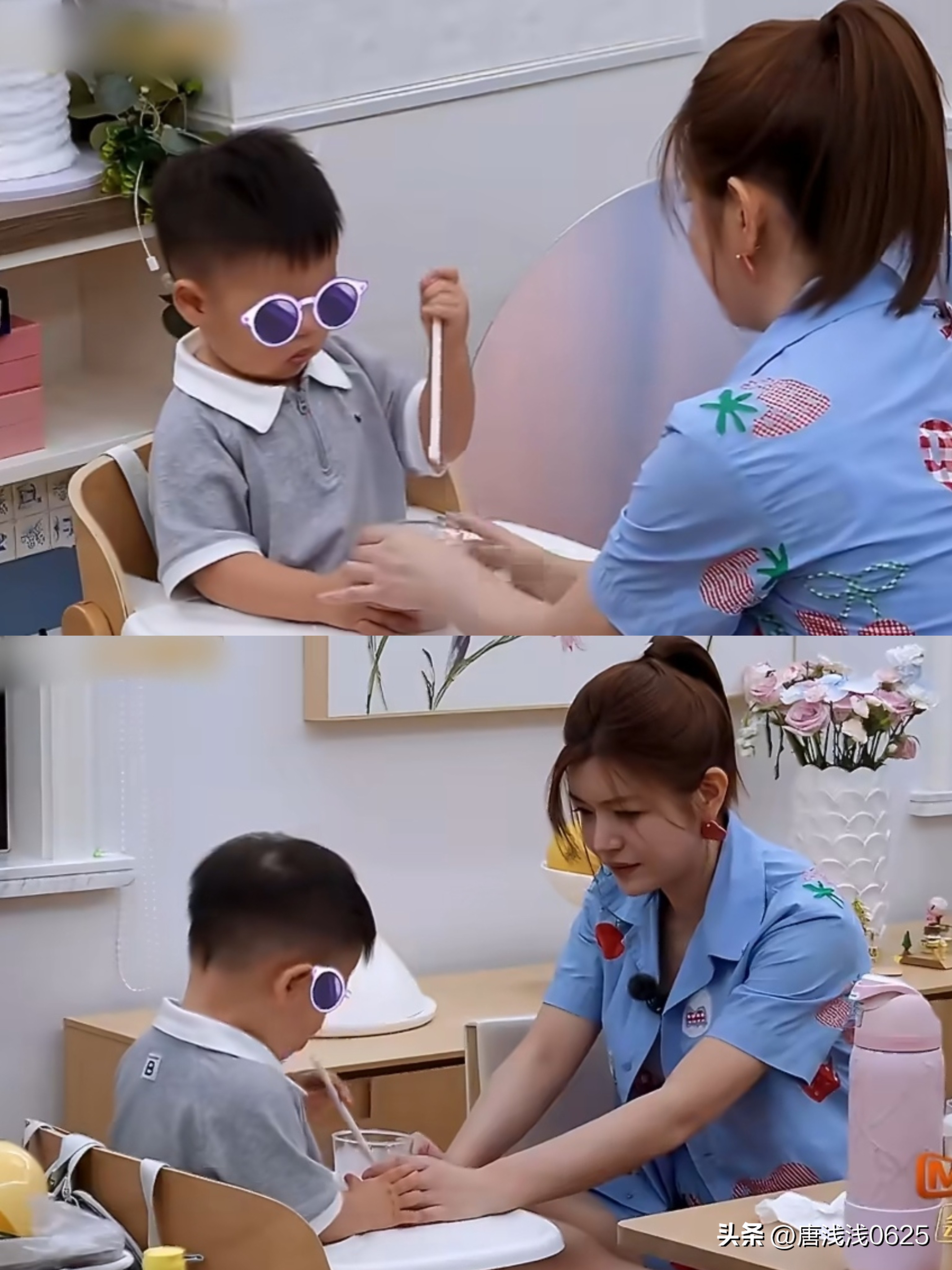 欧阳妮妮这一家四口，怕不是把“做客”和“搬家”搞混了？

第一次拖家带口上陈妍希家，两手空空就去了，唯独扛了个宝宝椅——装备比诚意还齐全。

陈妍希看见门口堆的礼物，热情招呼：“哎呀来就来嘛，带这么多东西！”

结果定睛一看，那堆东西跟妮妮一家半毛钱关系没有……空气里写满了大写的尴尬。

咱就说，哪