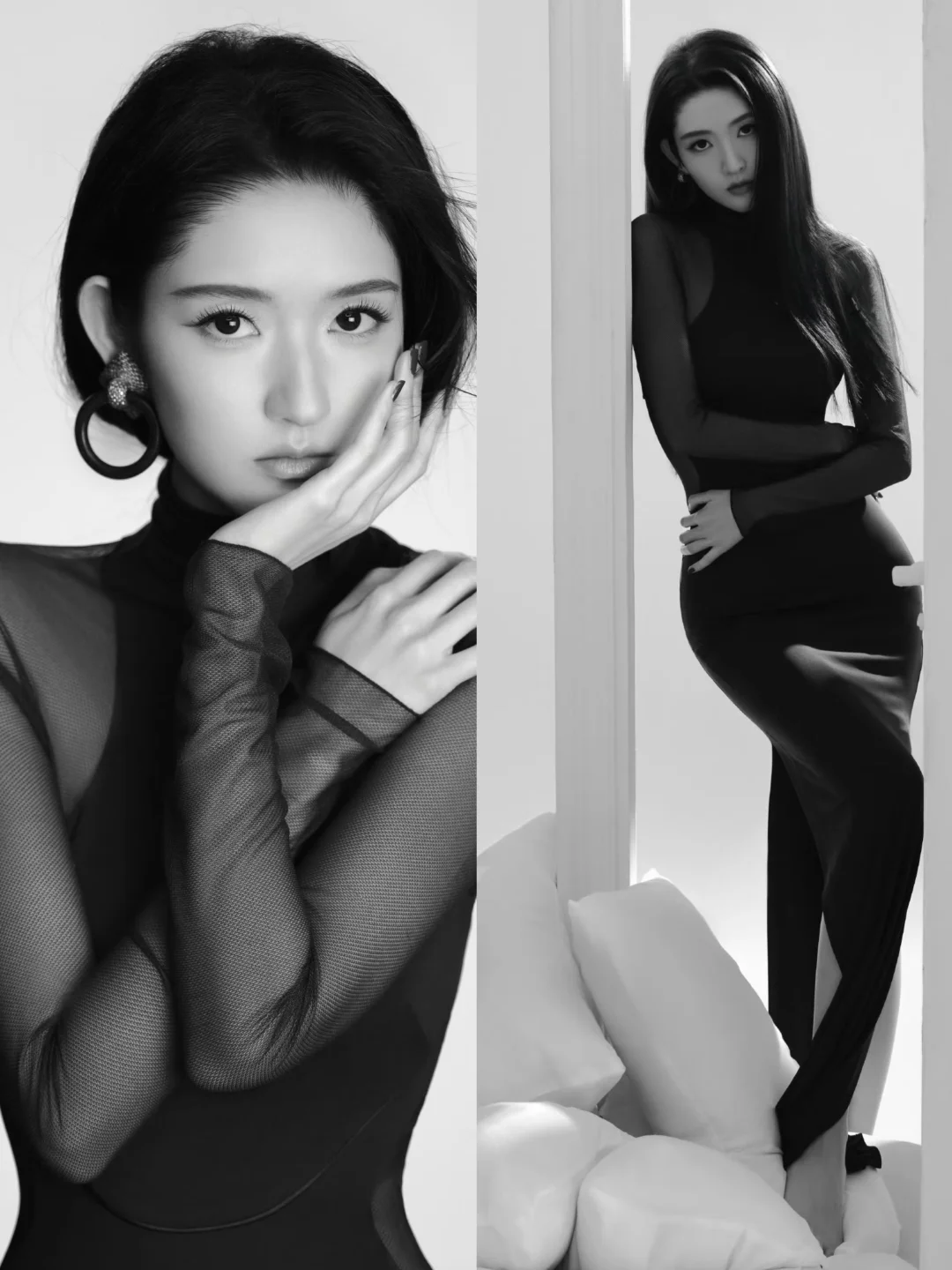 王玉雯出图，又美又有女人味，有大花的感觉