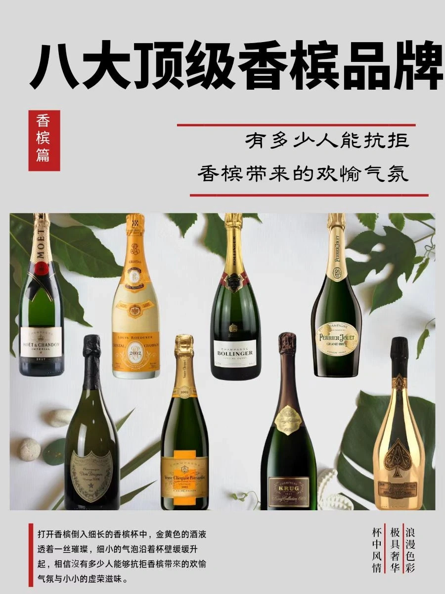 吐血整理|❗全球八大顶级香槟品牌合集