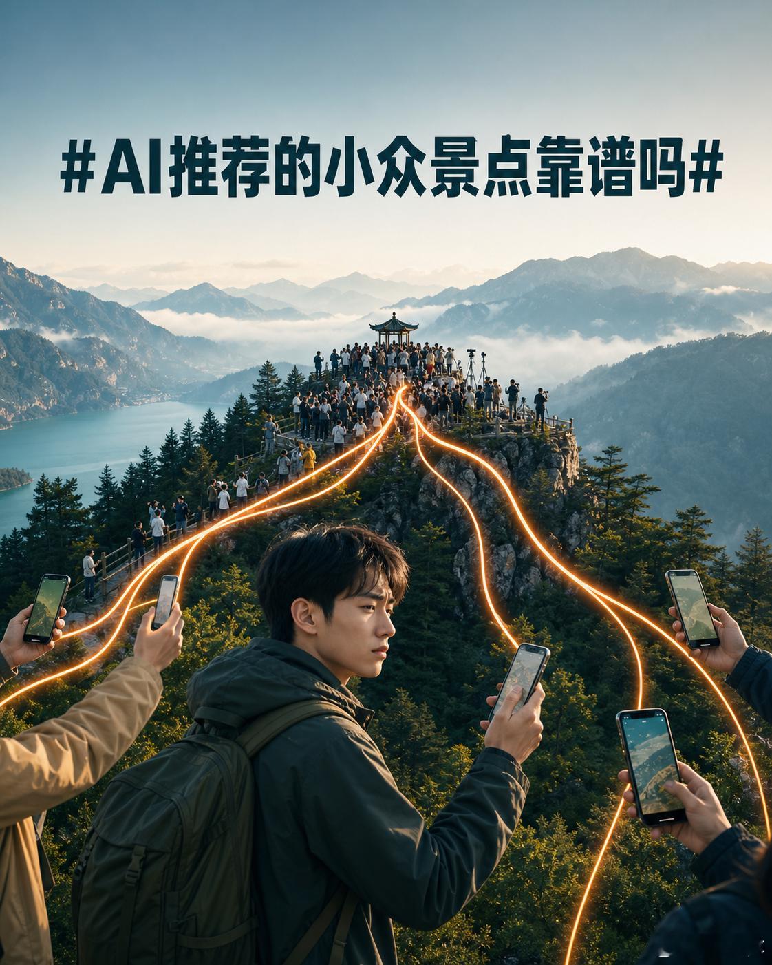 #AI推荐的小众景点靠谱吗#AI推荐的小众景点靠谱吗？最近看到一位游客分享，自己按AI推荐去了一家“小众餐厅”，坐下后才发现，邻桌也是被AI推荐来的。

这件事挺有意思。我们问AI哪里人少，是想避开热门路线，但AI给出的“小众”，很多时候只是网上已经被写过、被讨论过，只是暂时没那么火的地方。一个 ​