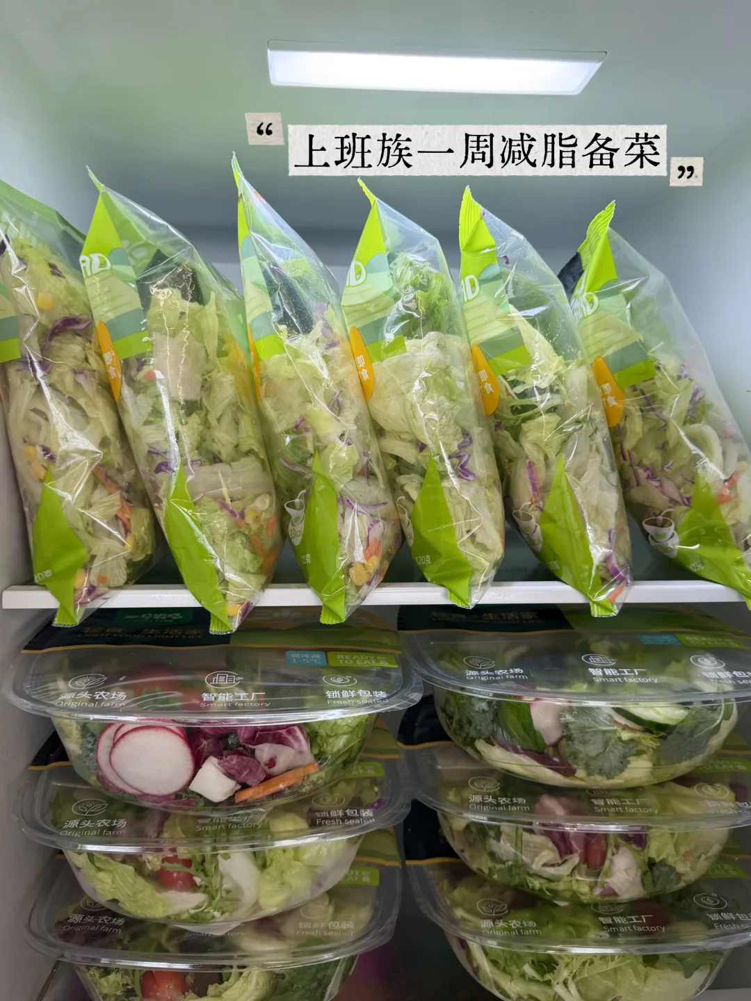 发明免洗沙拉的就是天才💰30r搞定一周！