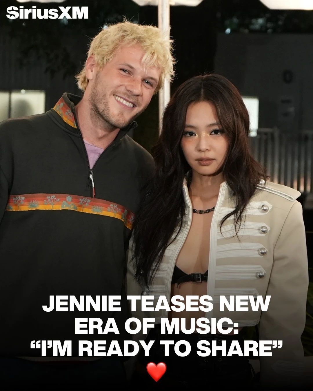 JENNIE：我已经准备好，分享全新的自己了🖤