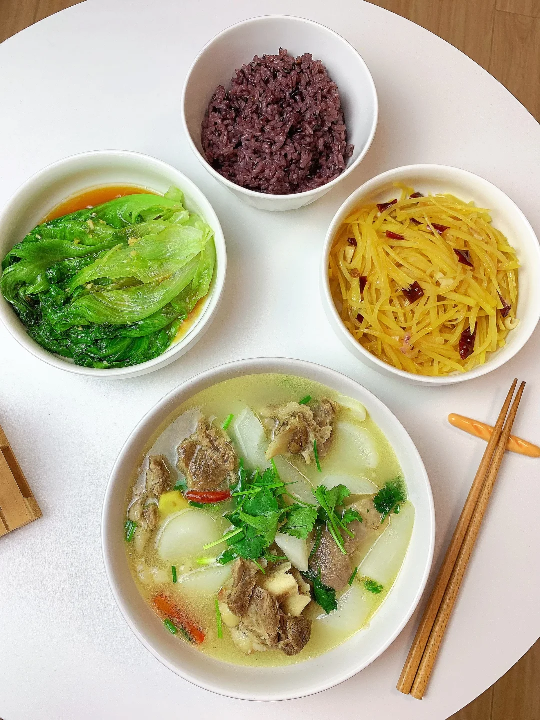 一人食 | 吃简单干净的饭菜🥣