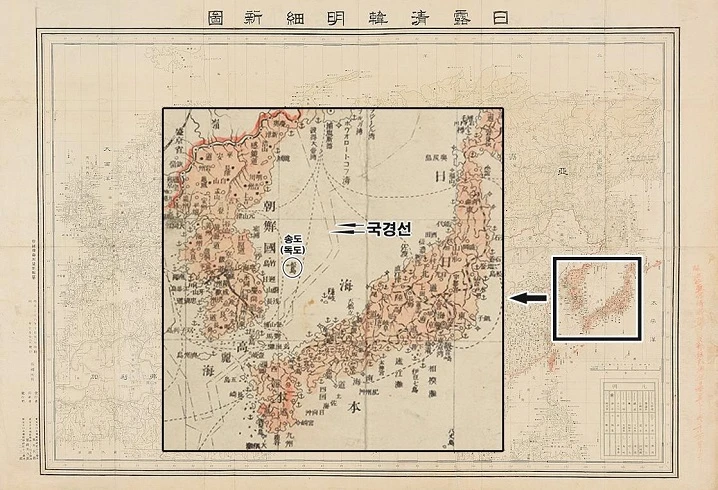 韩国媒体发布图片：1903年日本制作的地图