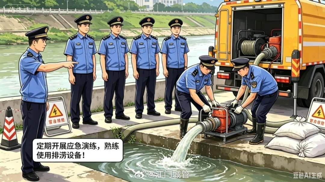 暴雨来袭莫慌！蓬江城管为城市防汛“站岗”

城市如何抵御暴雨侵袭？
怎样防范道路积水、管网堵塞？
下面跟着我的镜头
来看看
城管部门如何通过
“防、治、管”
守护市民出行与城市运行安全吧！ ​