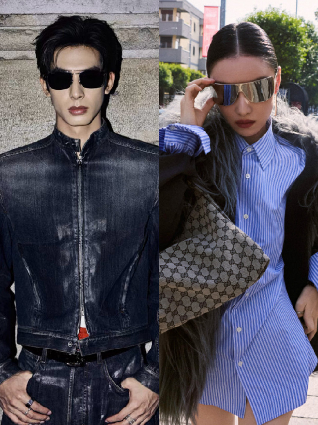 #Gucci大秀回顾#

2026年9月25日，Gucci 2027春夏Gucci The Store Show圆满结束，本次大秀星光阵容熠熠生辉，品牌代言人倪妮领衔登场，品牌大使田曦薇、宋威龙、文淇齐聚米兰秀场，众星齐聚的阵容，也让本季系列备受瞩目。

本场大秀是艺术总监Demna继Gucci Primavera、Gucci Core之后，对品牌风格的深度延续与创新，为Gucci注入了全新的时代美学内核，相较于传统时装秀的舞台范式，Demna大胆打破行业常规，创新性地将完整的Gucci实体门店打造为秀场核心，以“商店”作为整场大秀的叙事主线，颠覆了高级时装高高在上的固有印象，巧妙消融了高端秀场与市井日常的边界，在Demna的设计理念中，Gucci不只是单纯的服饰品牌，更是包容多元、承载自我表达的精神空间。真正的奢华从不局限于精致表象，而是唤醒人们的内在个性，让每一个人都能通过穿搭，自由定义自我、成就理想的自己，据悉，这一极具革新性的门店秀场概念，后续将正式落地巴黎，实现秀场美学与...