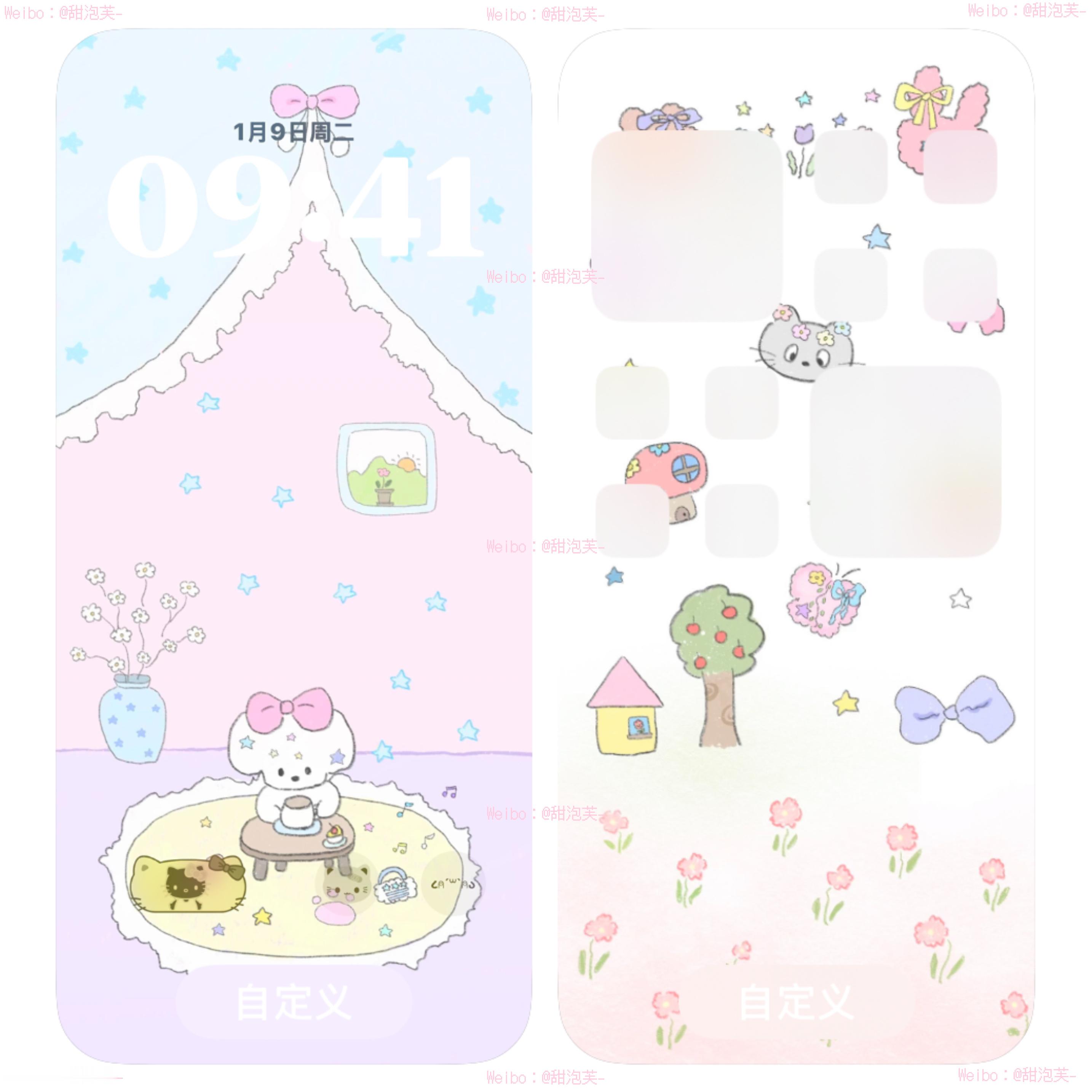 一期可爱低饱和萌物壁纸/壁纸套图分享🍦🧀🧈¯꒳¯