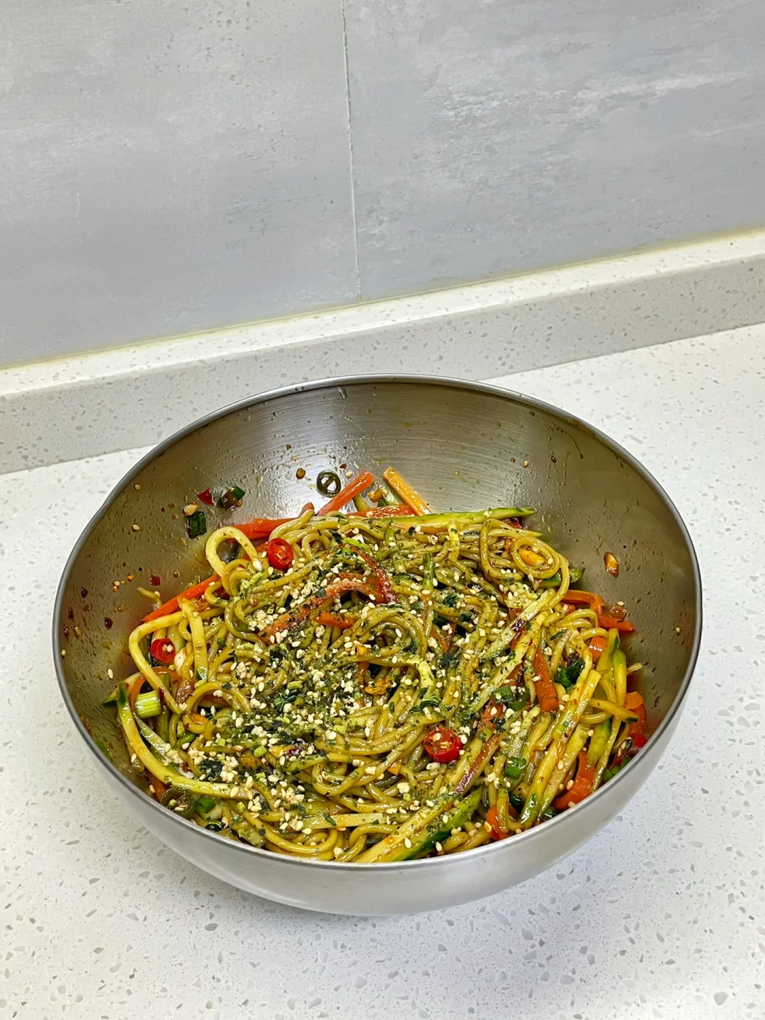 爽滑劲道的酸辣拌面，灵魂调料一定要学🤤