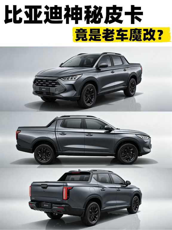 比亚迪神秘皮卡 竟是老款SUV魔改的