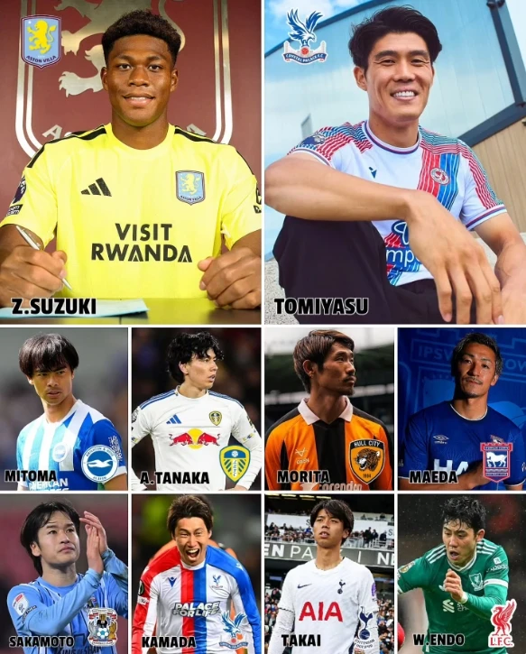 创纪录！10名日本球员征战本赛季英超联赛