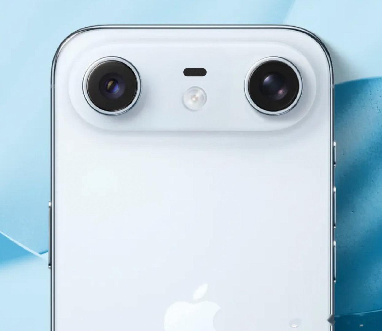 #iPhoneAir2再爆料# 
左右对称的摄像头看起来太丑了
还是图2这种好看些[允悲][允悲] ​