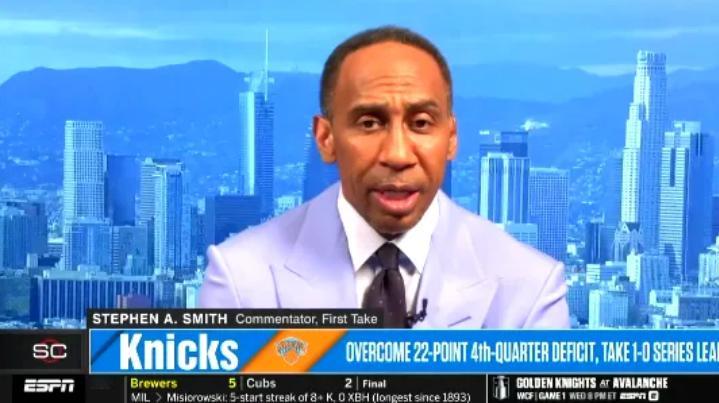A史密斯调侃：布伦森打爆哈登，他应该因为摧毁哈登而被逮捕   NBA季...