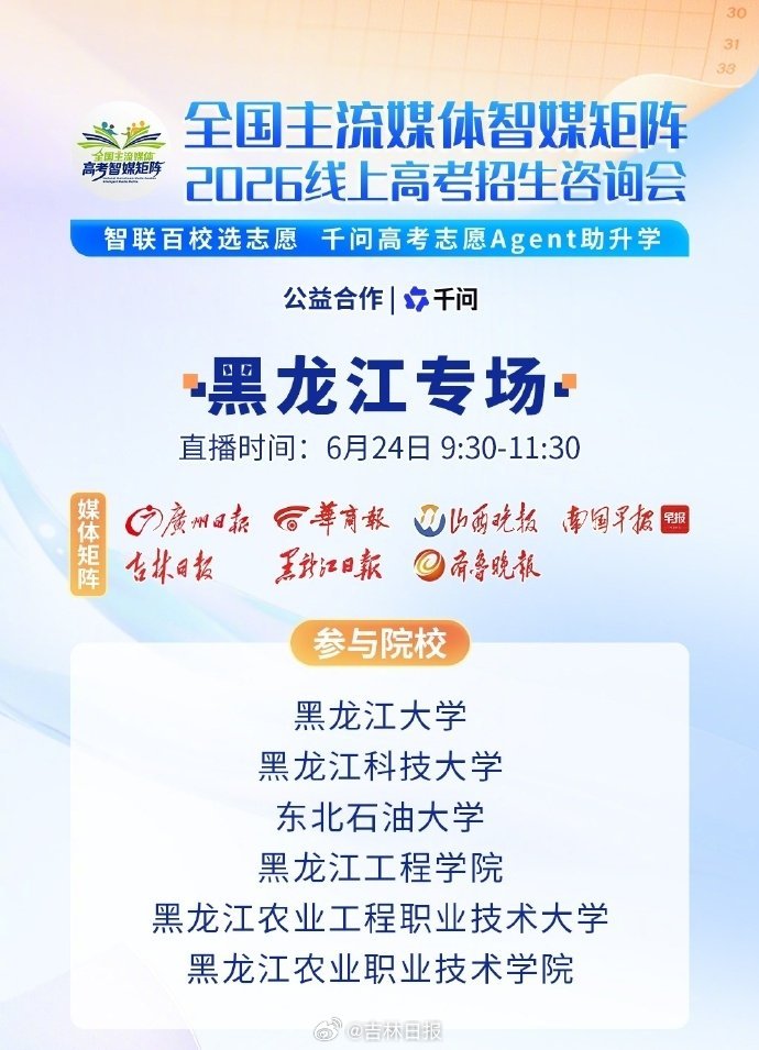 今日黑龙江专场，正在直播中。🕐9：30—11：30 📍南国早报直播...