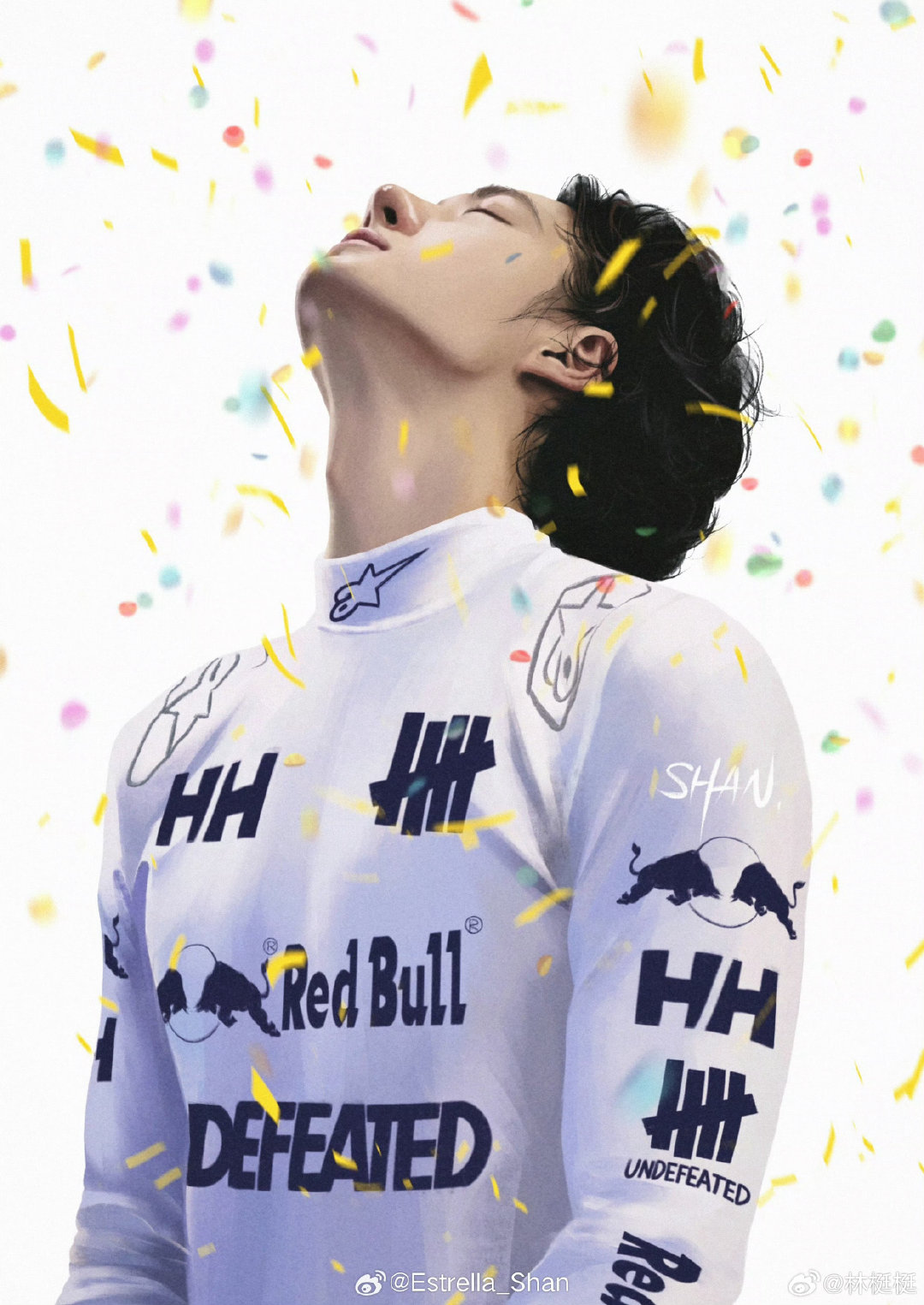 #王一博安慰粉丝#
赛道平安！！！ ​