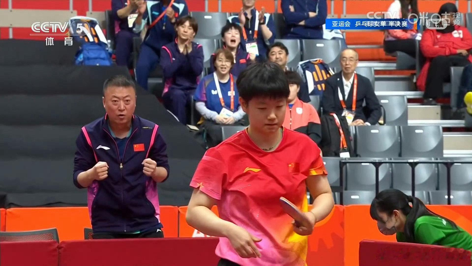 #国乒女单八连冠#2026亚运会乒乓球女单半决赛，王曼昱4-1战胜张本美和，孙颖莎4-1战胜早田希娜，均晋级决赛。女队双核真稳！只要团体单项都能这么稳，女队肯定无敌！ ​