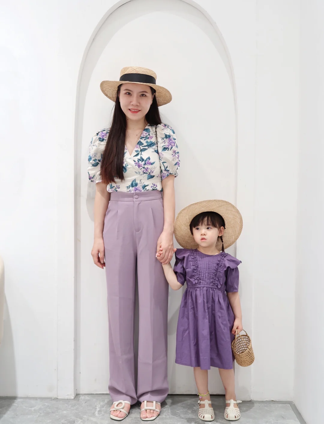 OOTD母女穿搭|人类幼崽也太可爱了吧💜