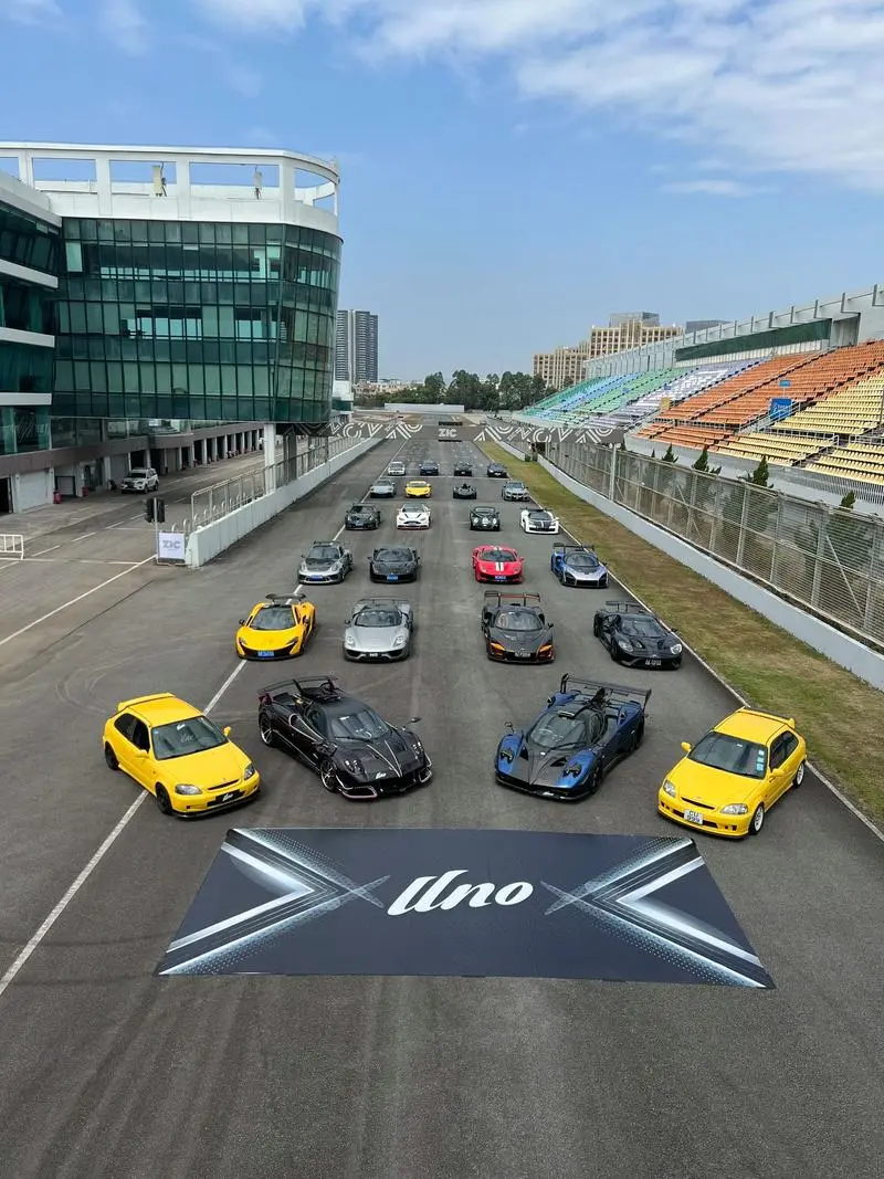 珠海赛道！九位数数孤品帕加尼zonda.MY领衔神车大合照Mike大佬 帕加尼zonda 珠海赛道 珠海赛道日