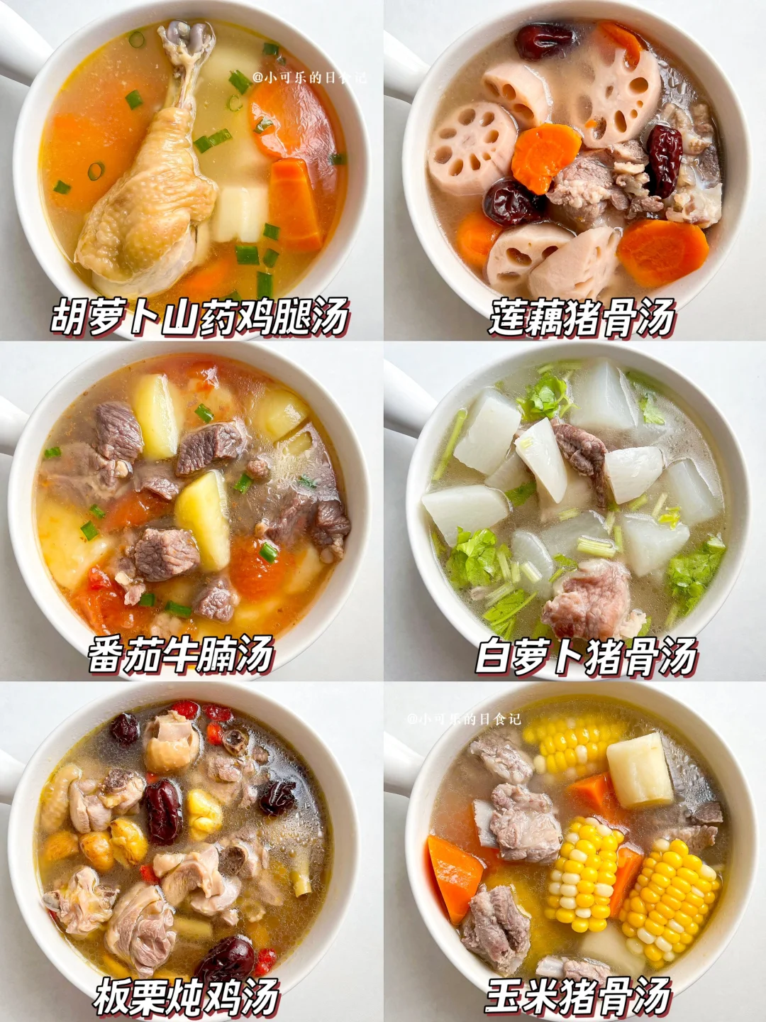 秋冬健脾养胃营养汤合集，补铁补钙 好喝易做