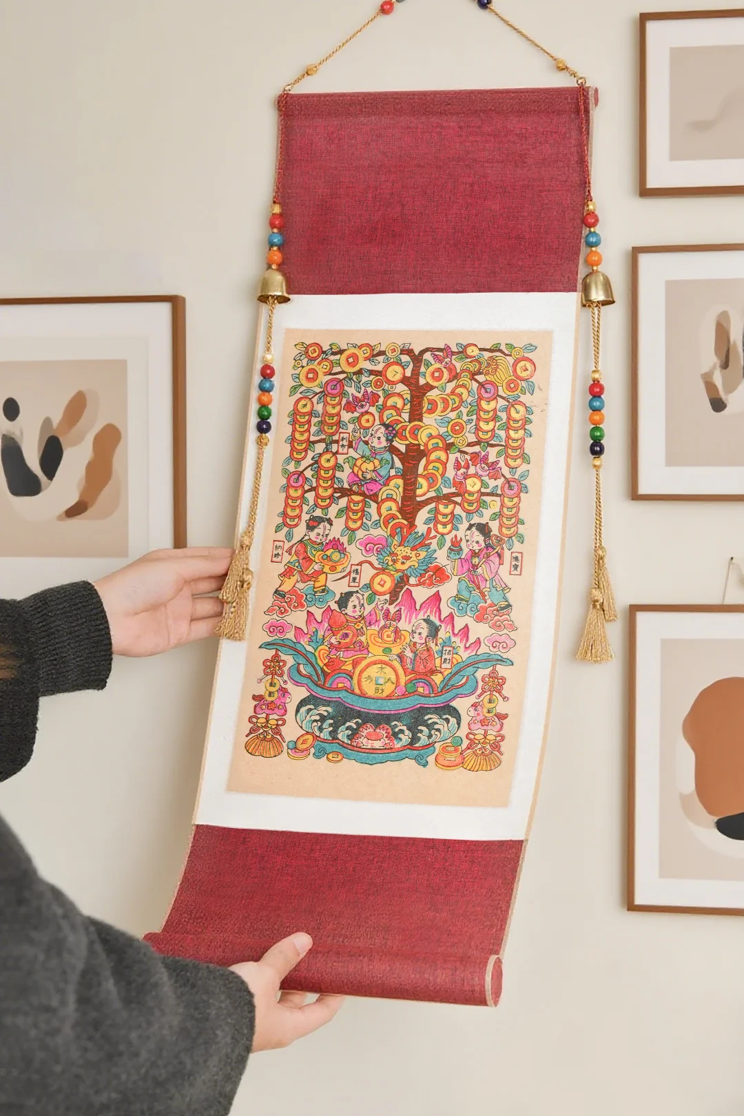 2026马年求你挂它，这张挂画太治愈了😭