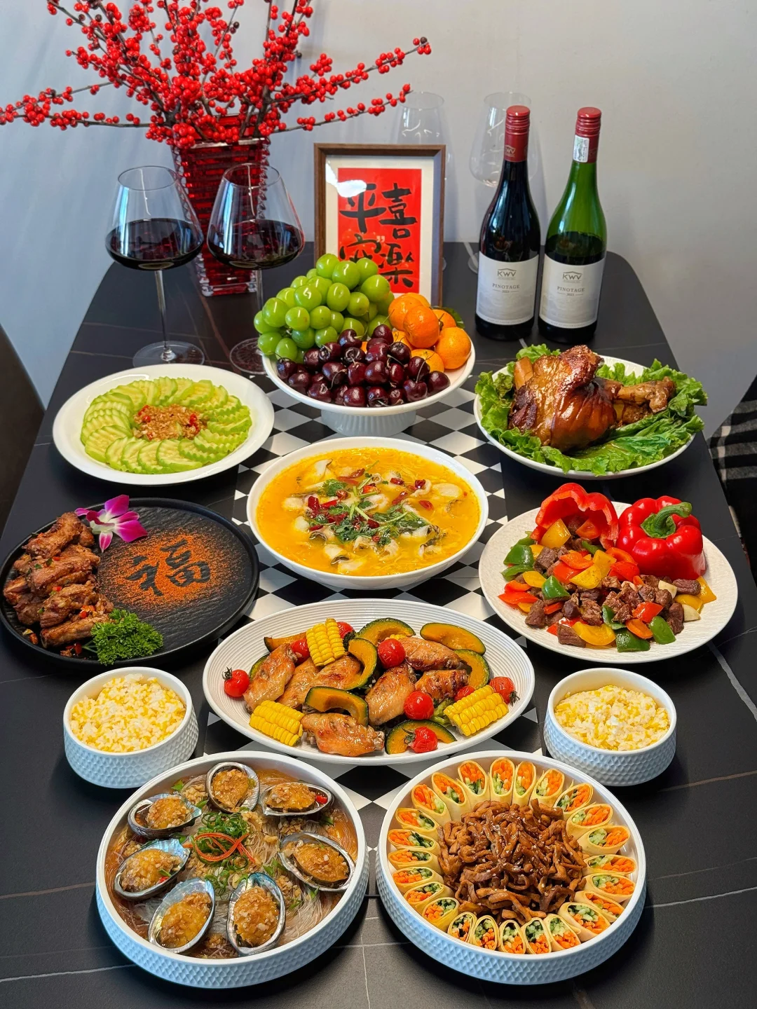 新年家宴🏮一家人团聚在一起才是过年