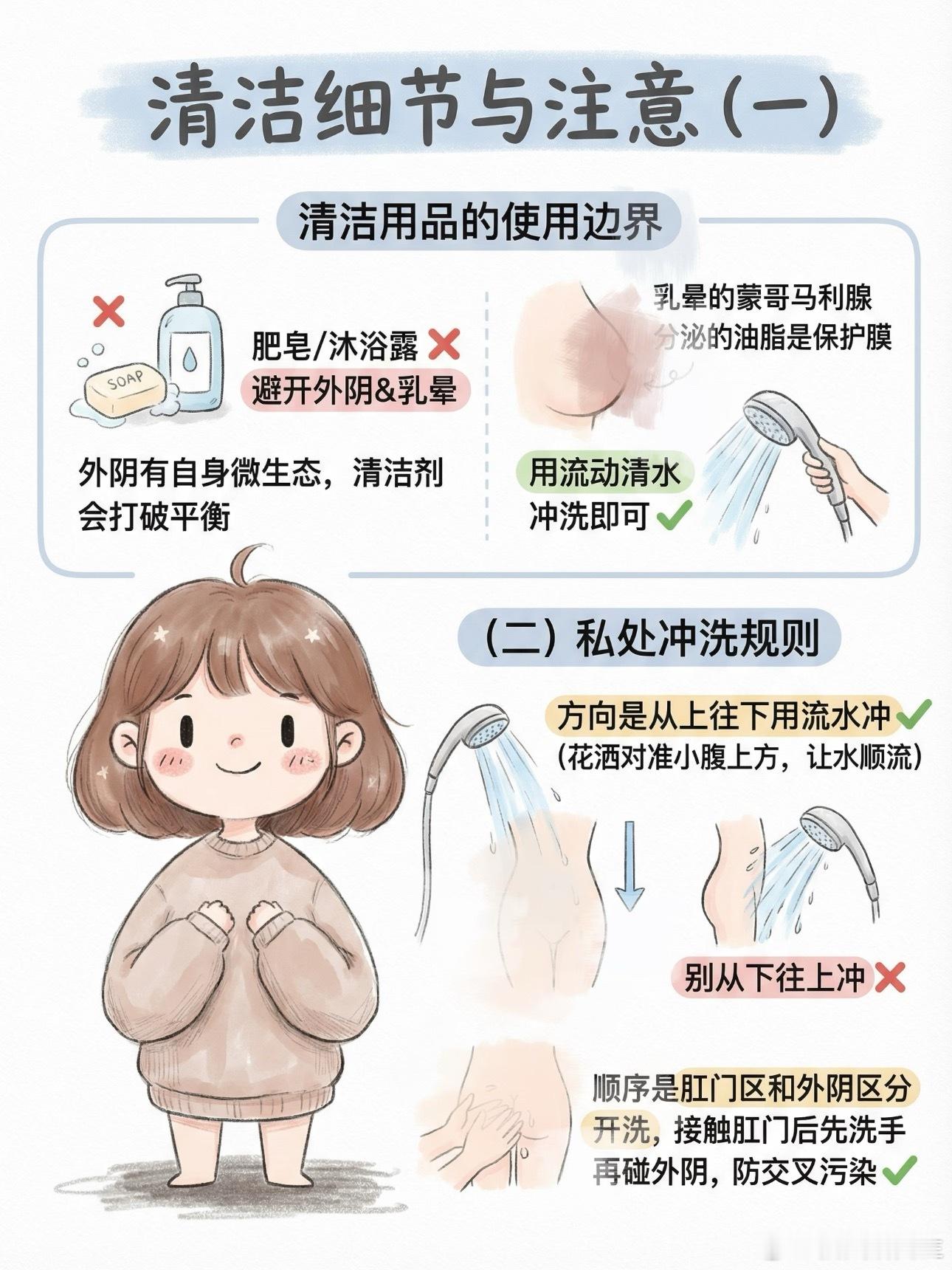 洗对澡真的是低成本变嫩密码！以前随便冲两下，皮肤又干又糙还爱长小疙瘩...