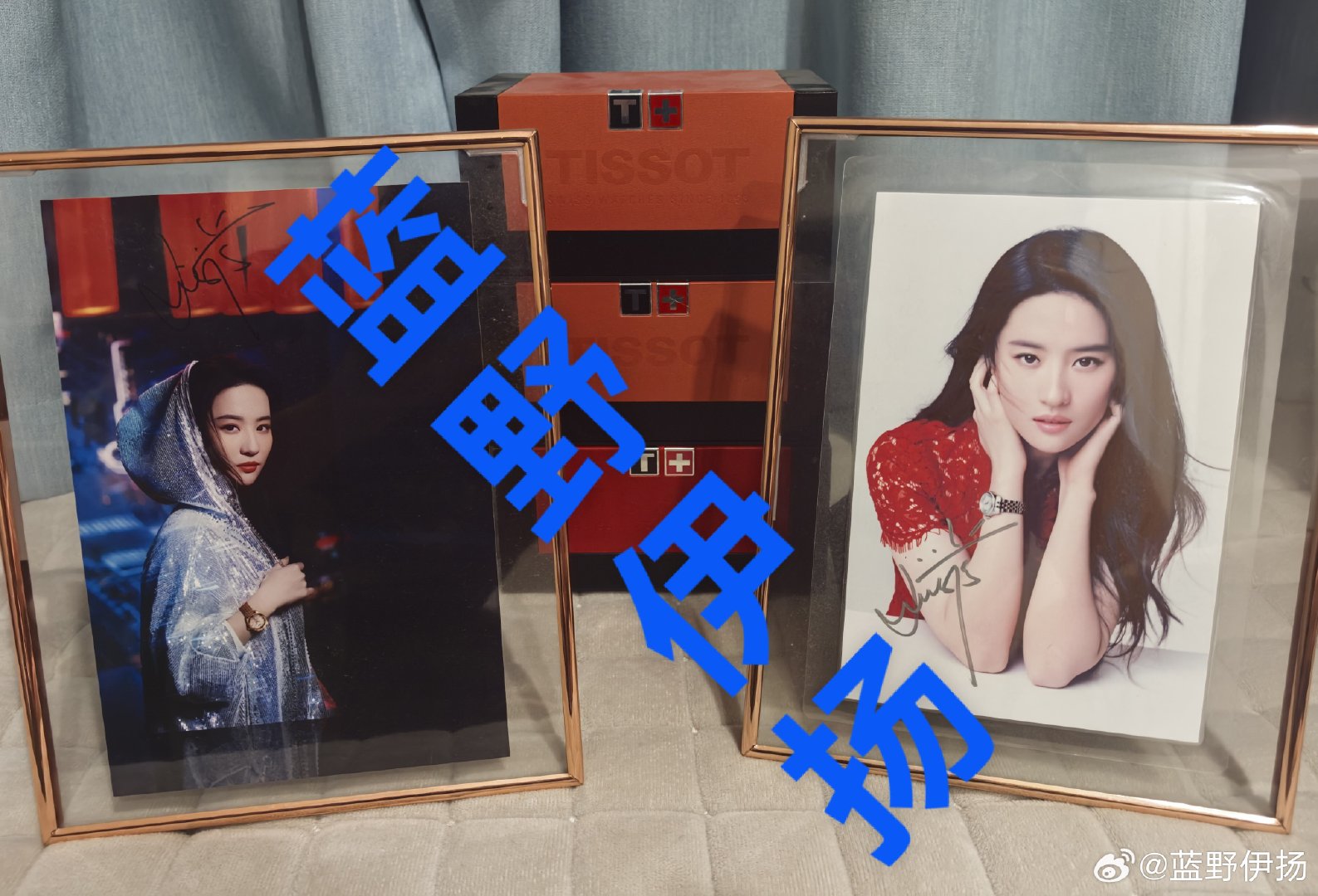 #刘亦菲[超话]# 纪念一下与天梭结缘的11年，都是我菲同款#天梭# ​
