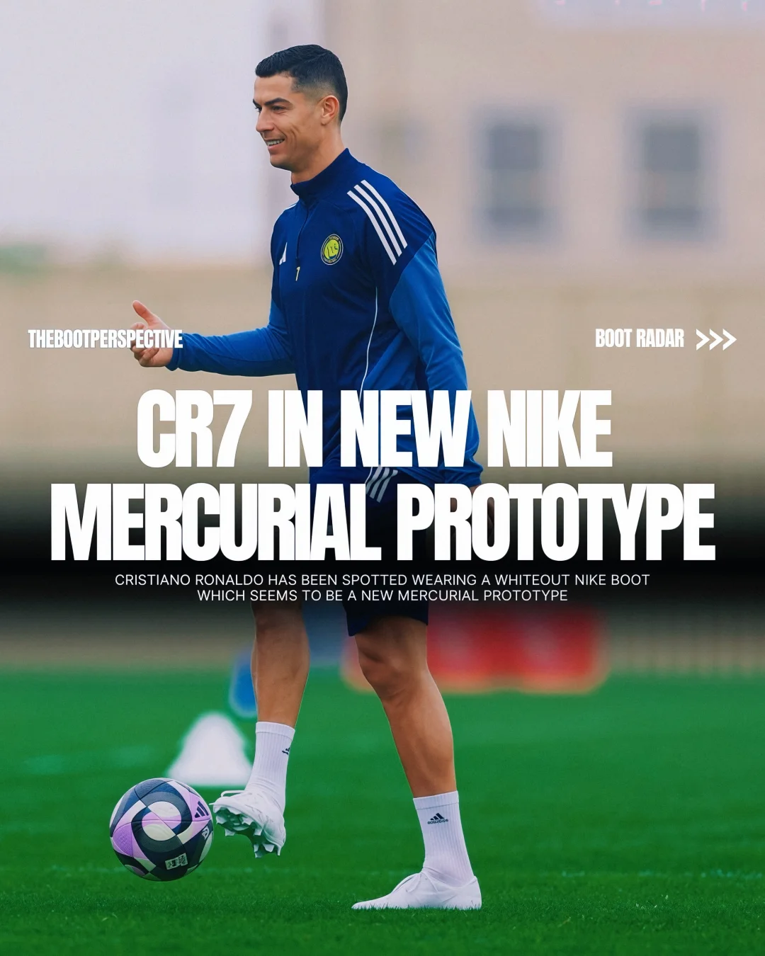 C罗神秘新战靴亮相