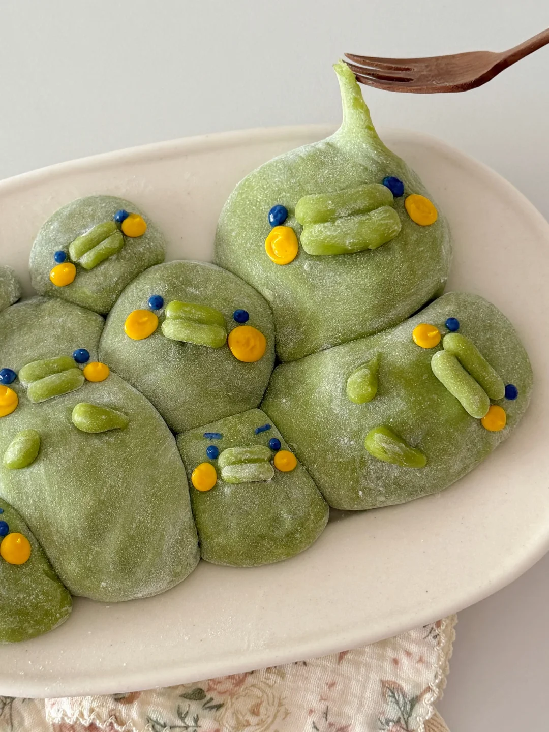 ·𓈃·大嘴吉挤挤抹茶红豆沙水果大福🥝
