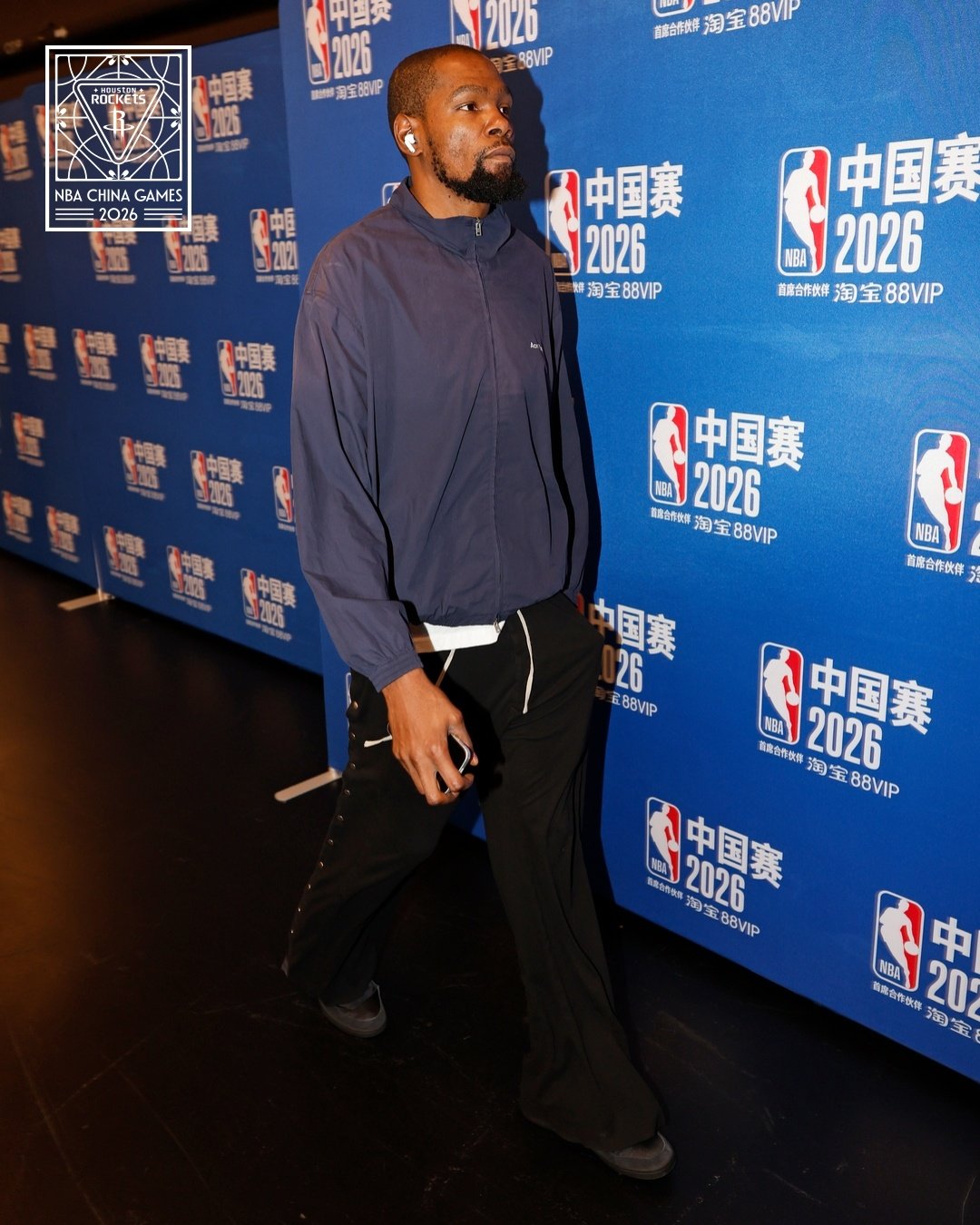 #火箭vs独行侠# 首发：
范弗里特 阿门 杜兰特 小贾 申京

#杜兰特##NBA中国赛2026# ​
