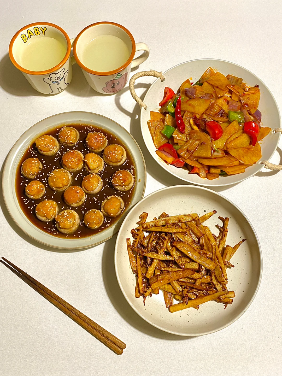 二人食｜干锅土豆片➕油焖春笋 巨巨巨下饭❗️