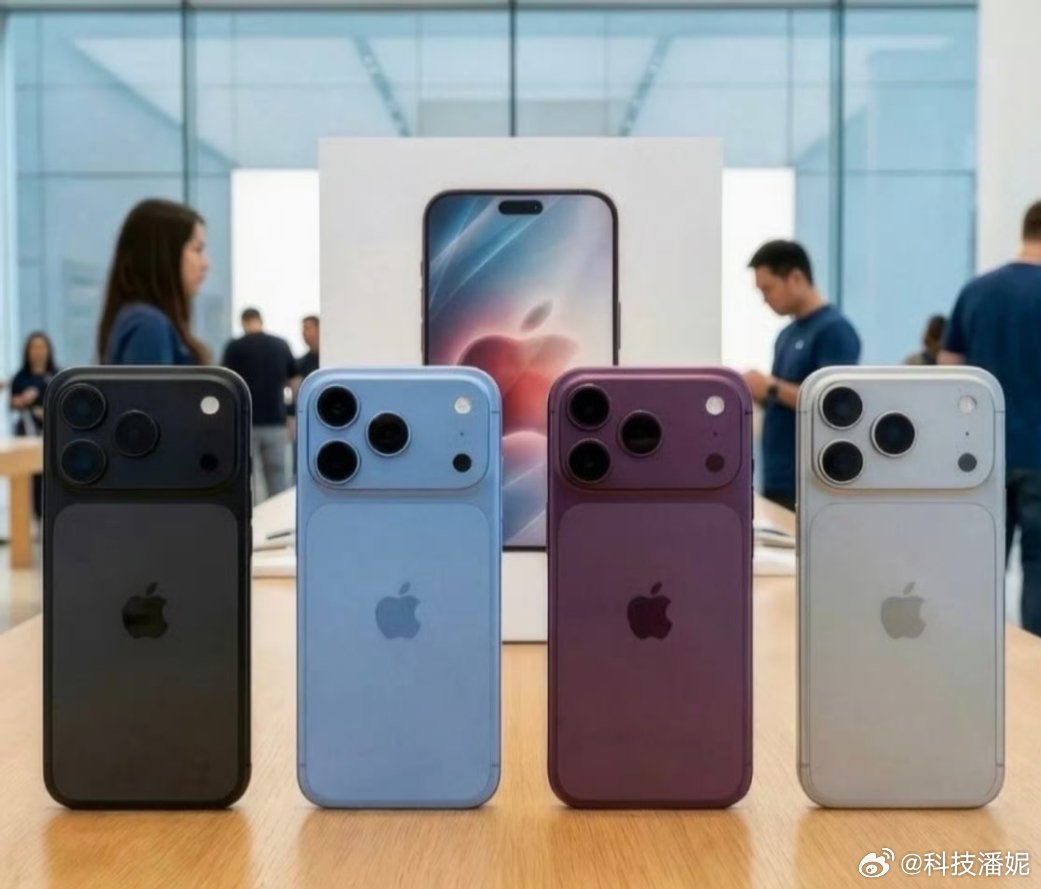 #iPhone18Pro 配色#还是赶紧发布算了吧！这个配色都又叒叕上热搜了，不过有一说一，现在看👀这四个颜色，我觉得还是没有17的橙色好看，完全没有购买欲望嘛[二哈] ​