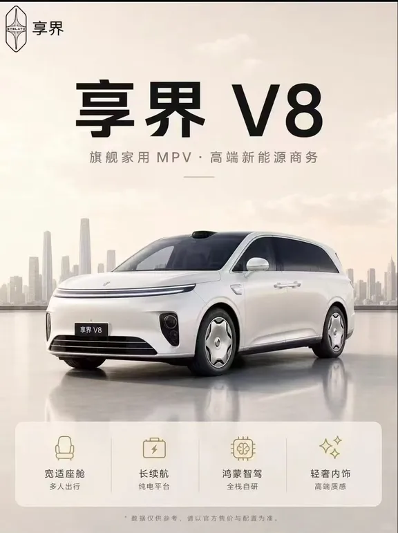 鸿蒙智行又放大招了#享界V8旗舰家用MPV，四张图带你一次看明白这台车到底什么水平！
白色车身配5.3米车长，侧面线条舒展大气,方方正正的旗舰MPV范儿！高级感直接拉满！#鸿蒙智行