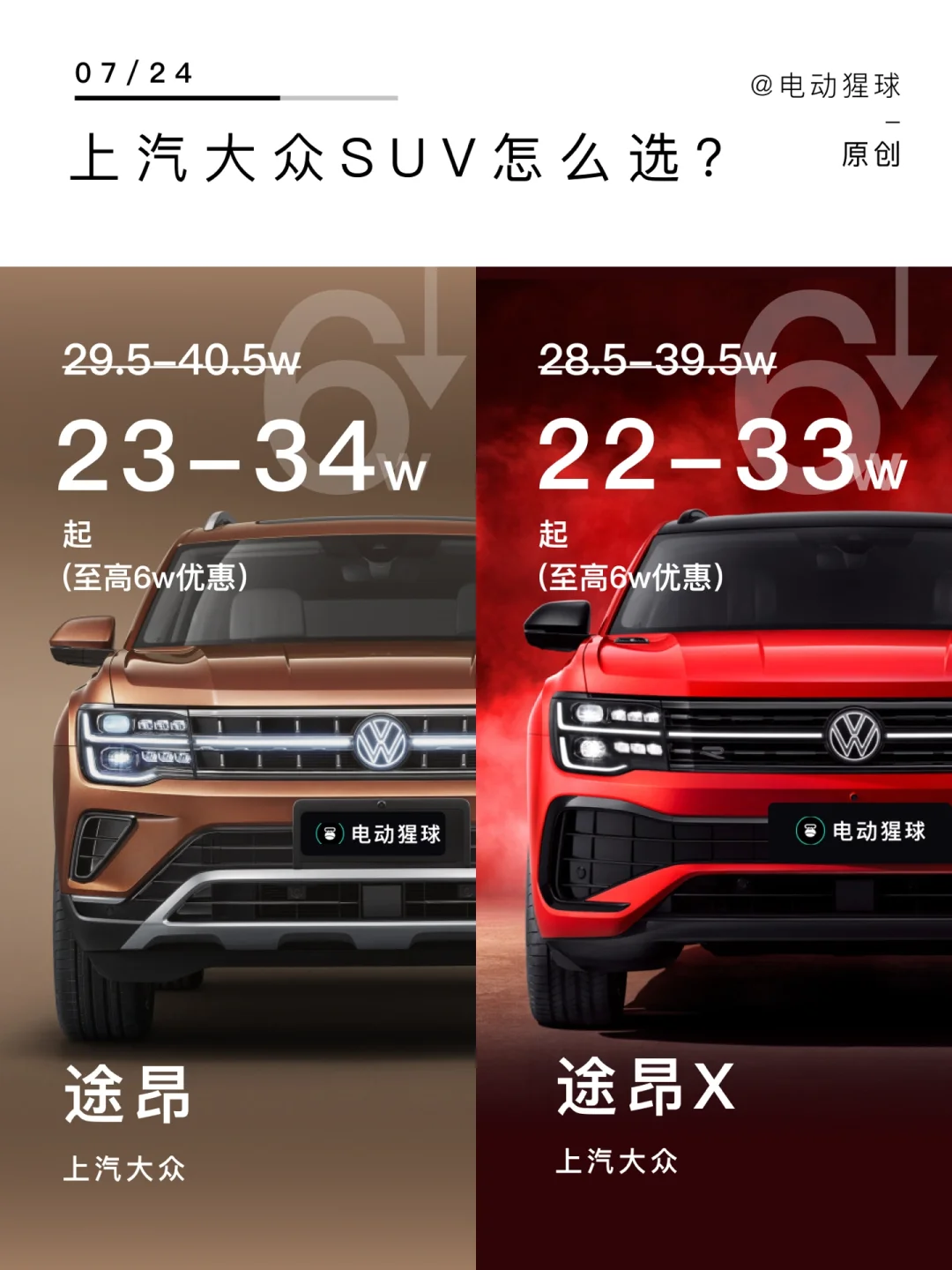 手握25个W，上汽大众两款SUV怎么选？