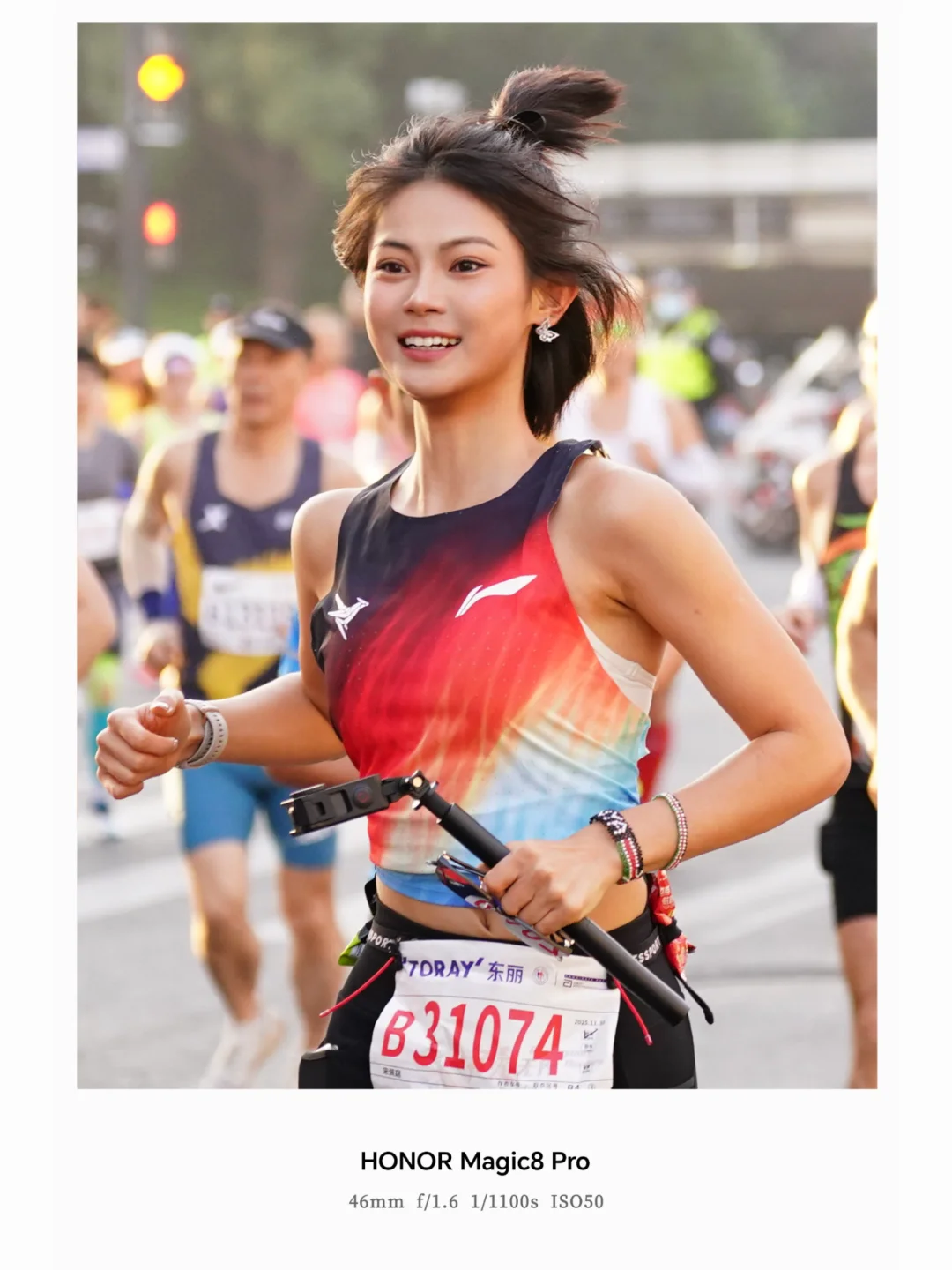 我会记住这次的遗憾，然后笑着重新出发