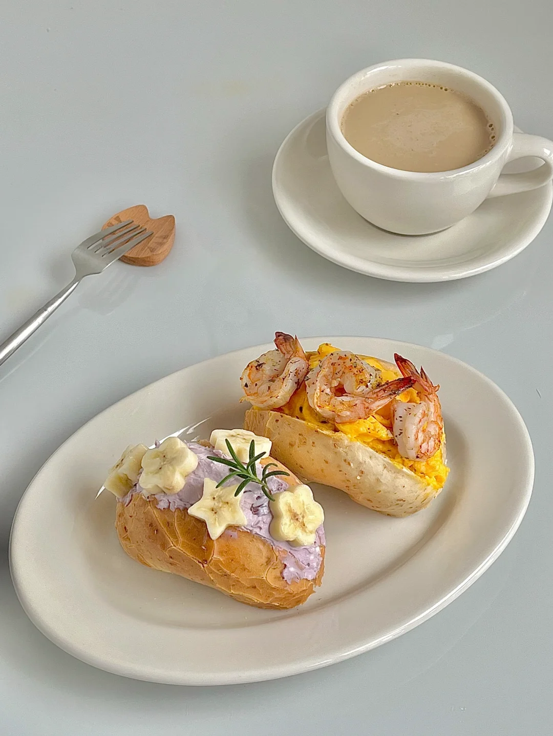 ☀️春节后的低卡早餐｜贝果双拼三明治😋