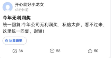 嗷嗷，听说迪子今年无利润奖了？