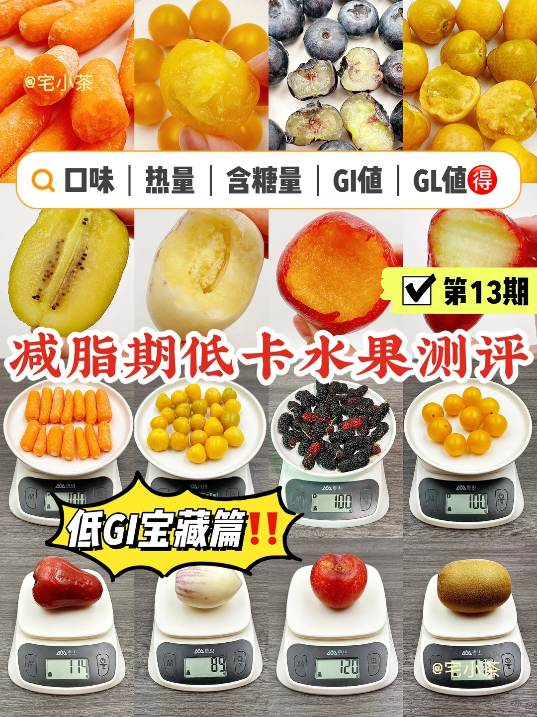 低卡、低糖、还免费！？减脂期宝藏水果测评！