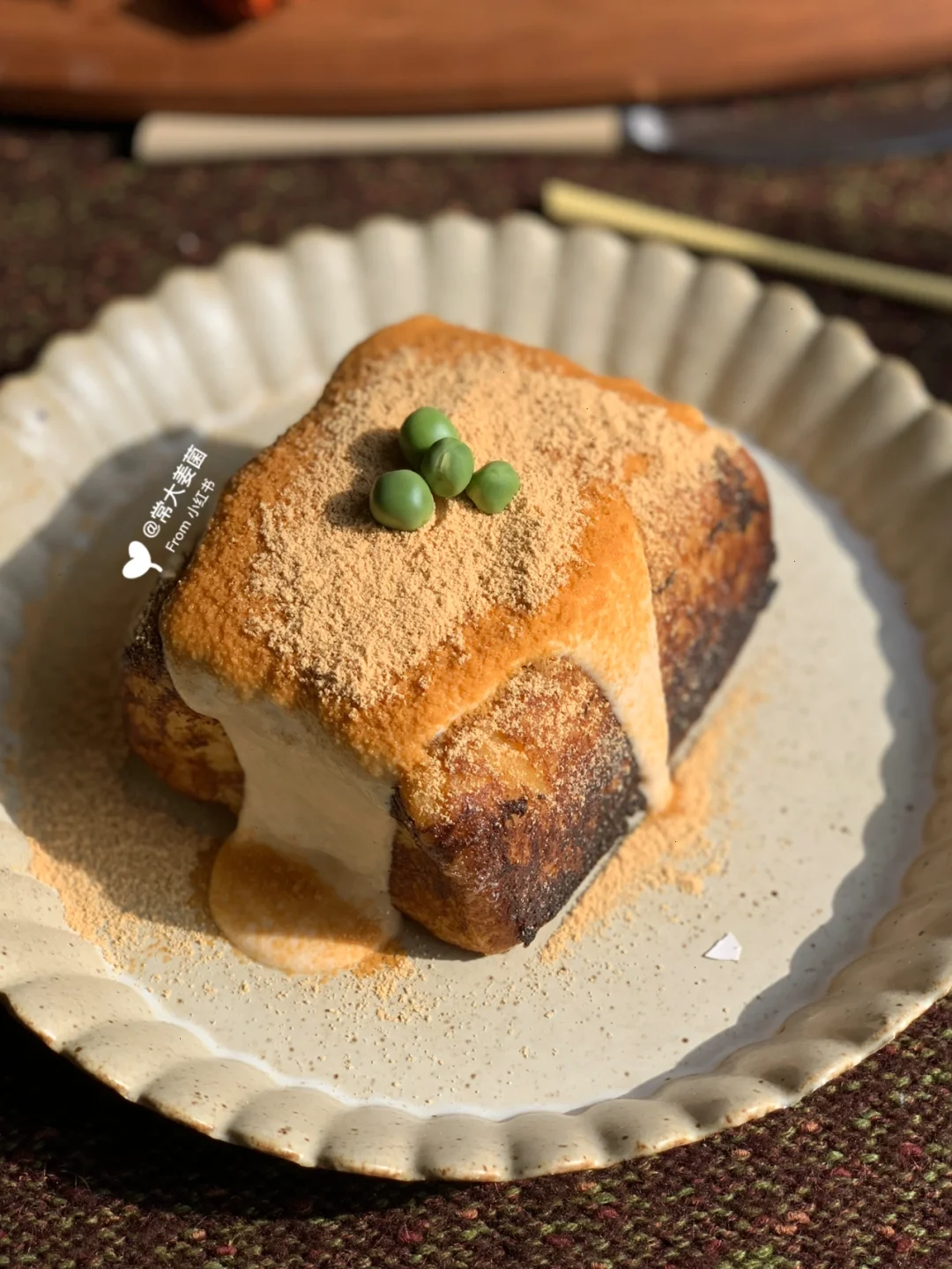 嫩fufuの浓郁豆乳法式吐司🍞
