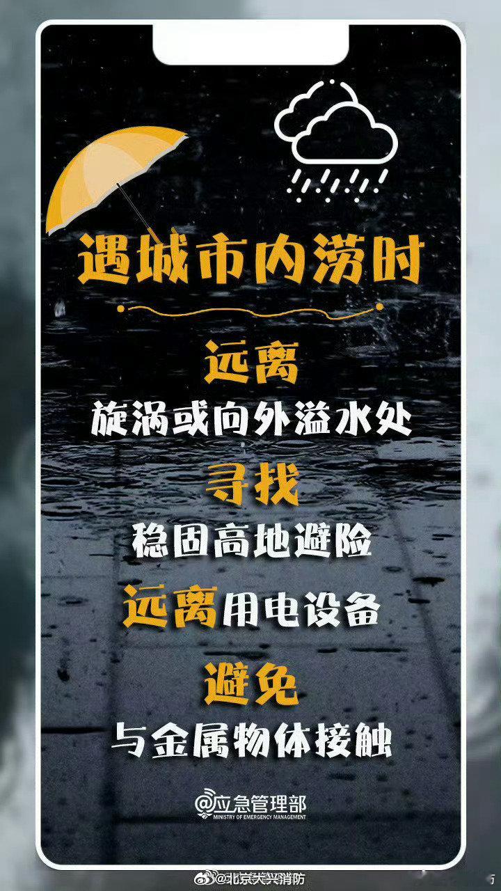 【暴雨来临做好这些安全防护】#大暴雨来了#雷雨大风等强对流天气集中出现。蓝朋友提醒大家，连续降雨易发次生灾害，如何避险自护？戳图↓ ​ ​​​#台风烟花生成# ​