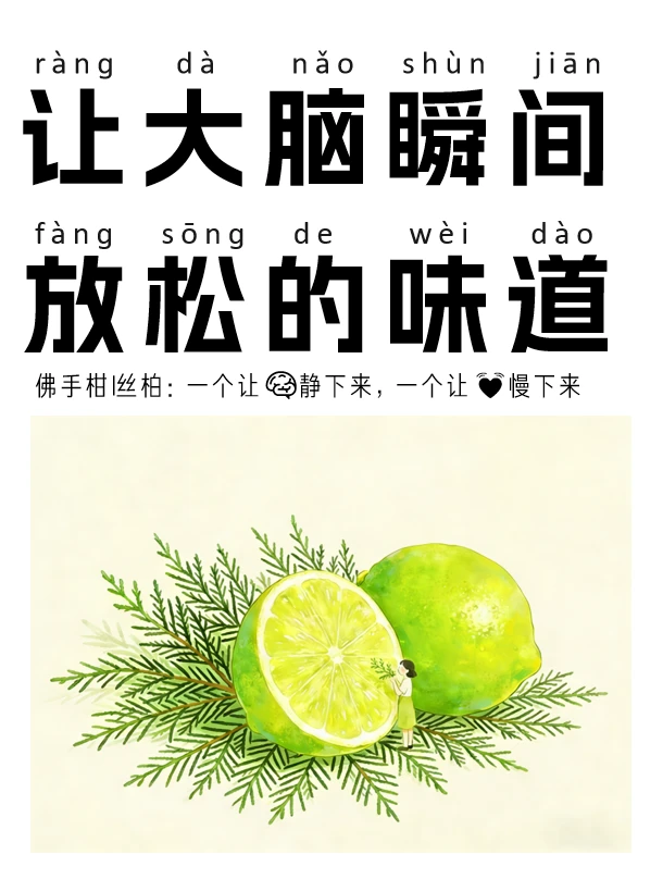 有没有那种让人一闻就彻底放松的香🍃