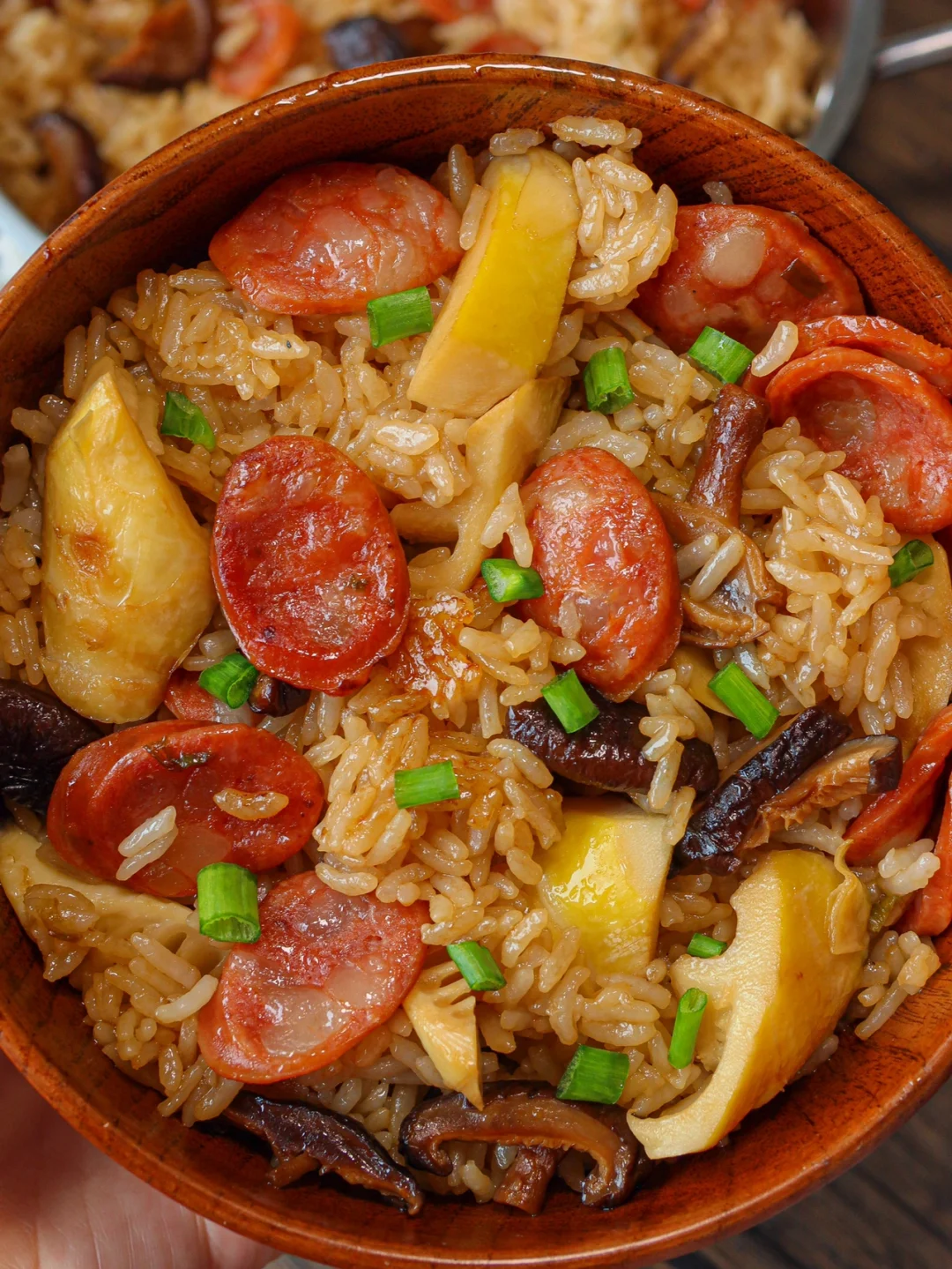 春笋腊肠焖饭！！再不吃就没有了！！