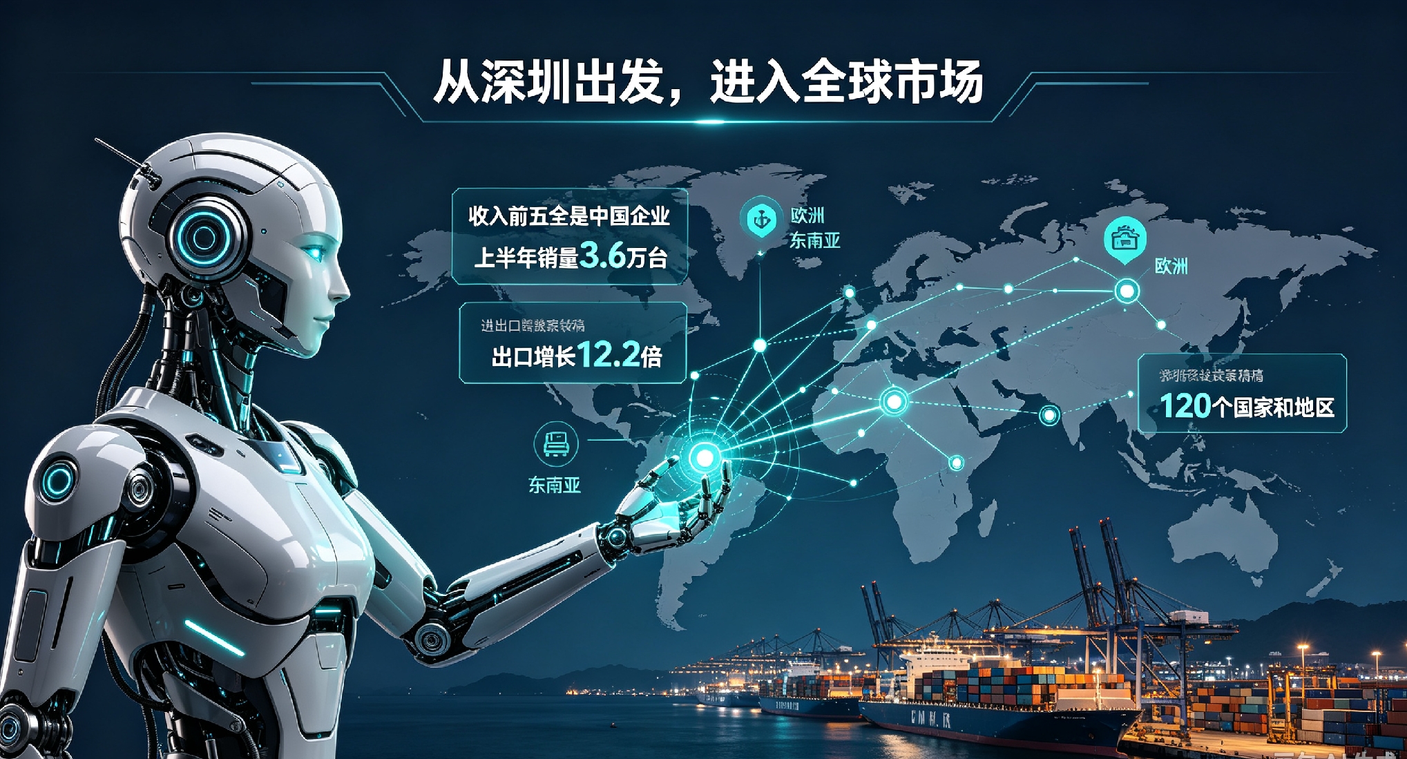 说起人形机器人，很多人第一时间想到海外大厂的各种炫酷演示。但最新行业报告一出，确实让人感慨：咱们一旦沉下心认真做事，实力真的不容小觑。
 
弗若斯特沙利文数据显示，今年上半年，按收入排名，全球人形机器人前五名全部是中国企业，其中两家来自深圳。上半年全球销量3.6万台，已经超过2025全年水平。