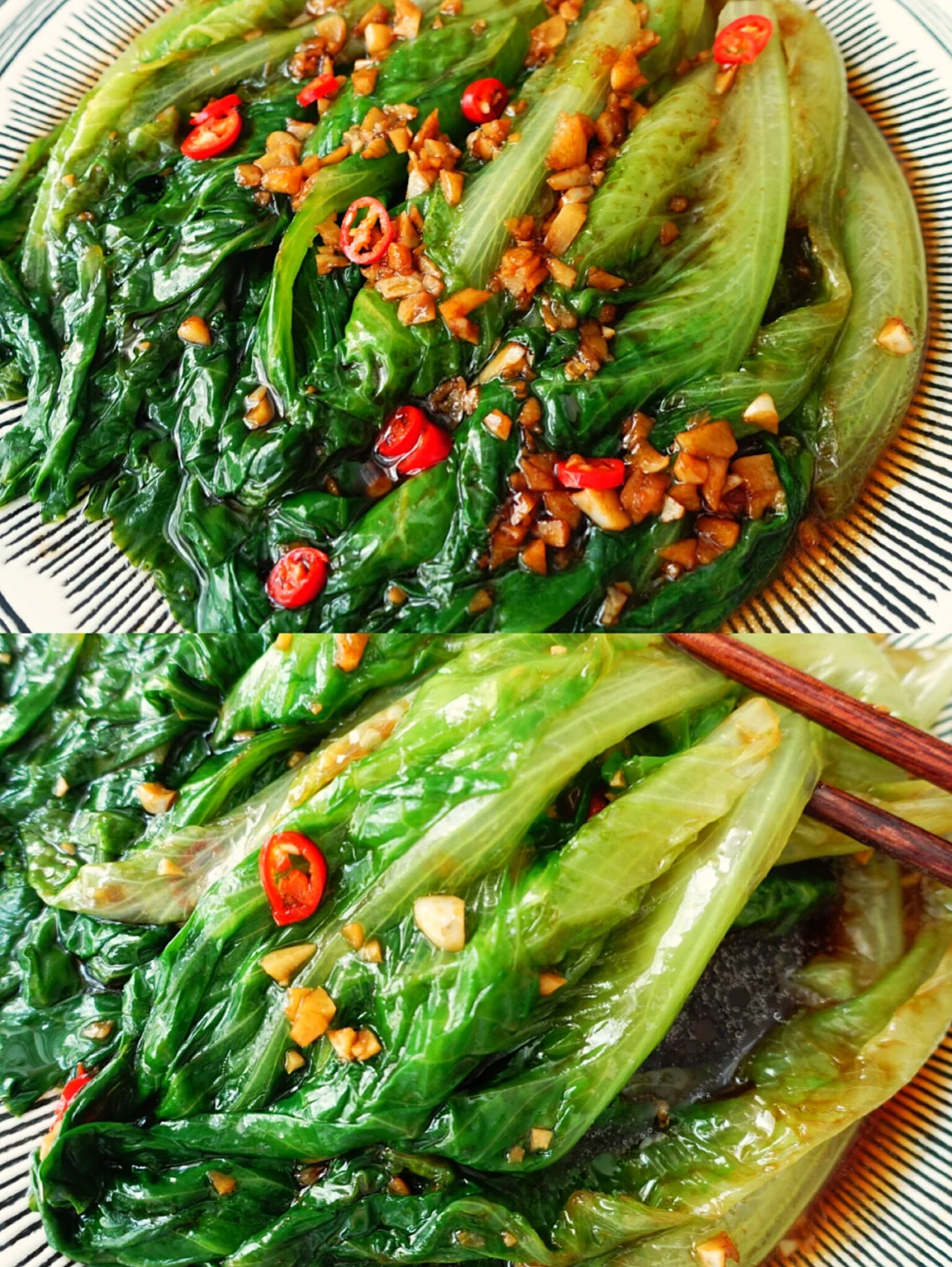 超快手的减脂餐『蚝油生菜』😋减肥食谱✔