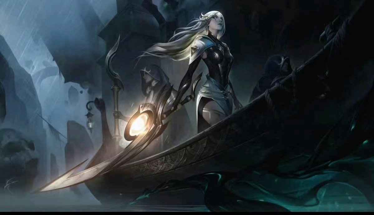 LOL手游女帝皮肤首发追随我的人，将得到月光的庇佑。 ​​​