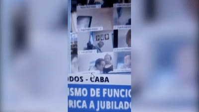阿根廷議員視頻會上摟著女友親吻胸部被直播 怪網絡不好以為掉線-圖4