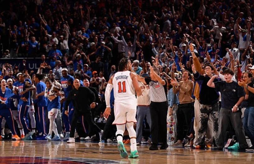 布伦森谈逆转：感谢主场的尼克斯球迷，他们本可以提前离场  NBA东部决...