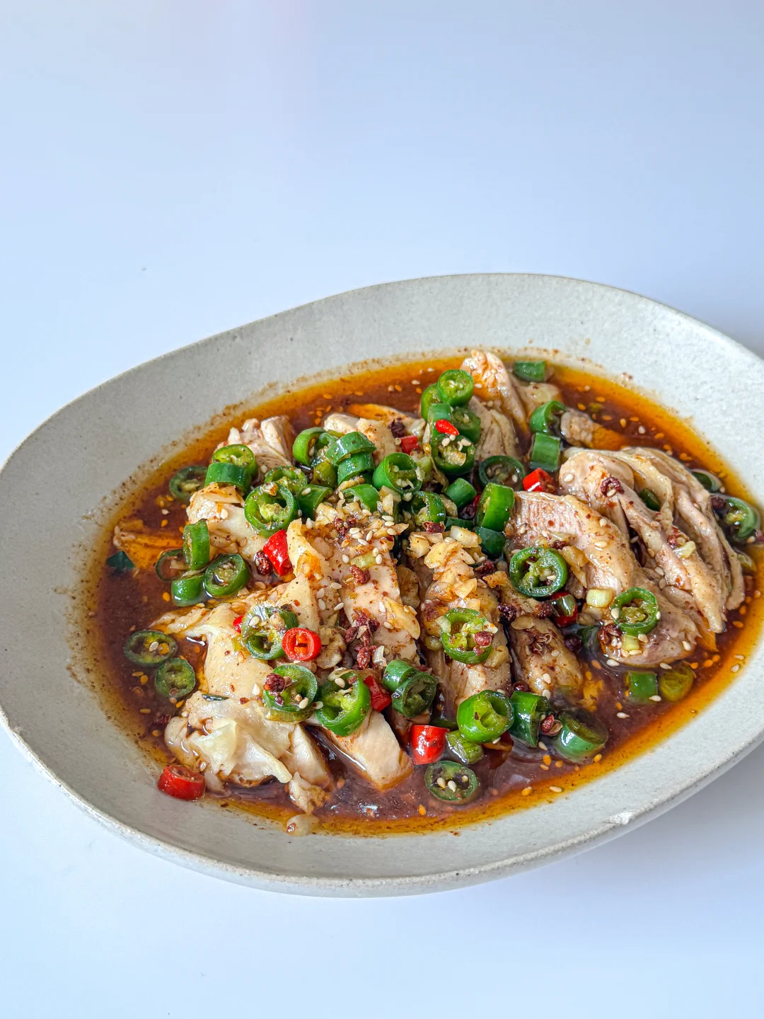 🔥健康饮食▏这碗椒麻口水鸡香到舔手指