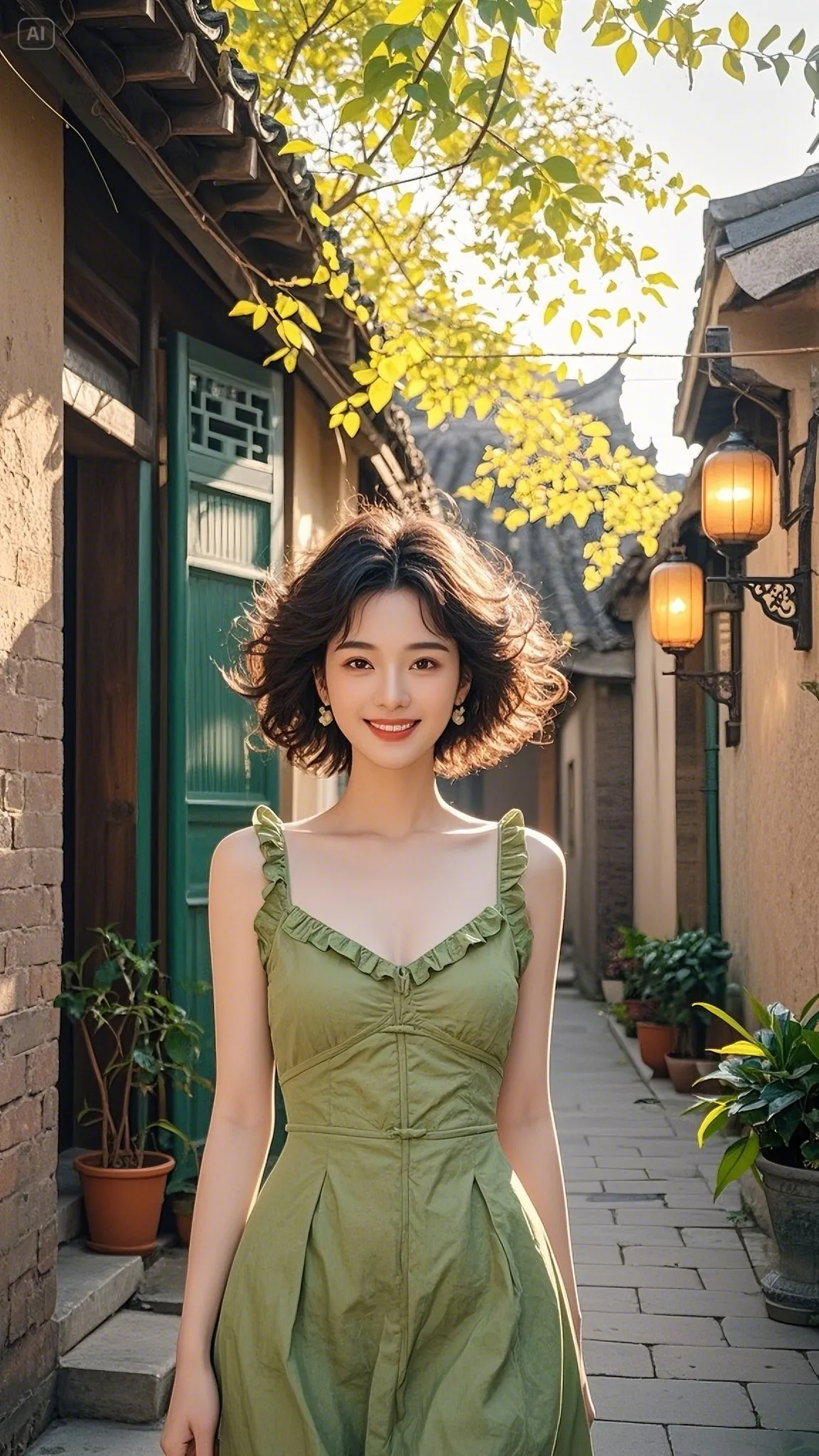 模样娇俏，举止萌萌的。